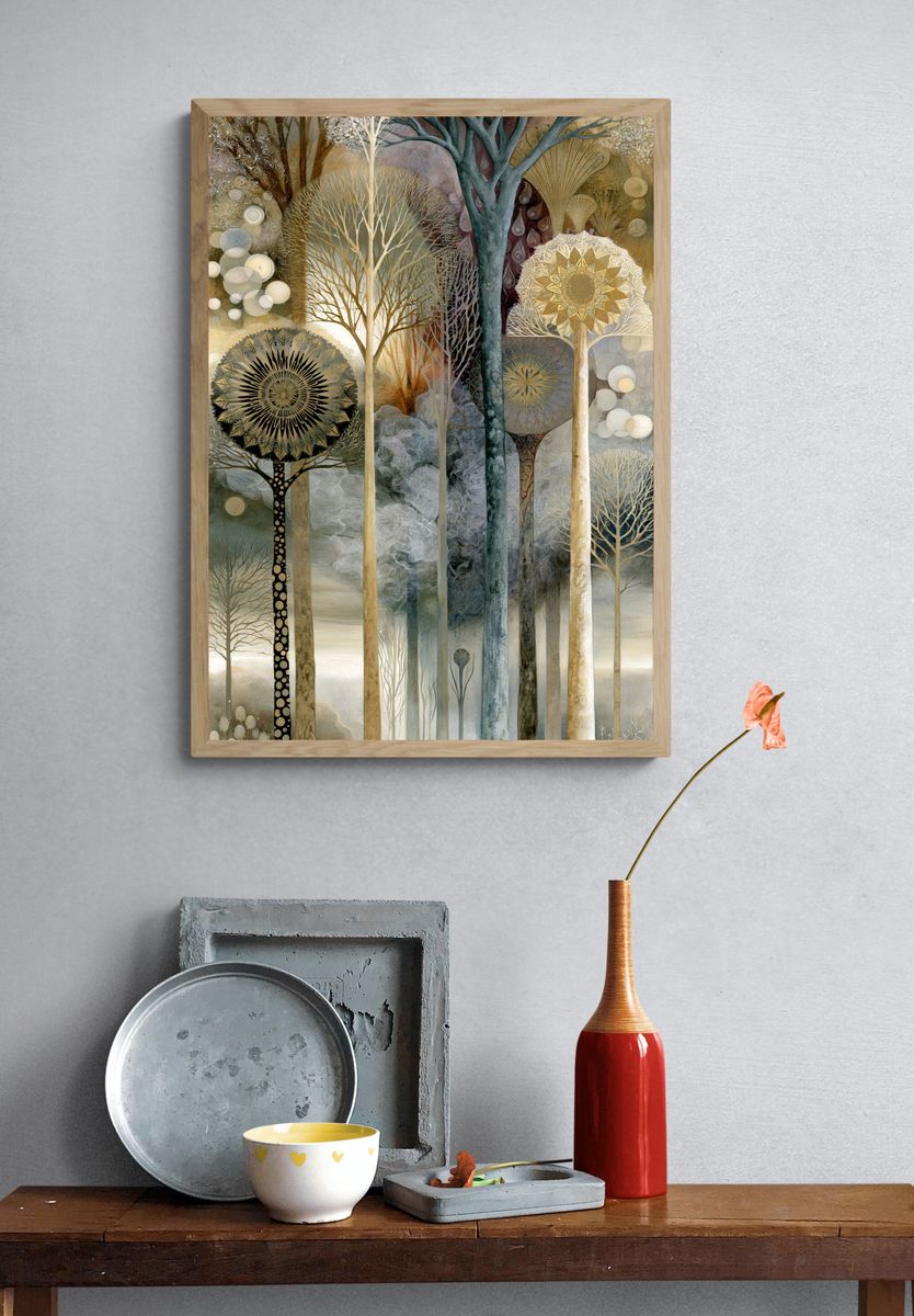 Enchanted Forest Dreamscape Print. — room view 3