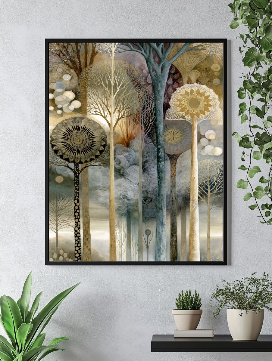 Enchanted Forest Dreamscape Print. — room view 4