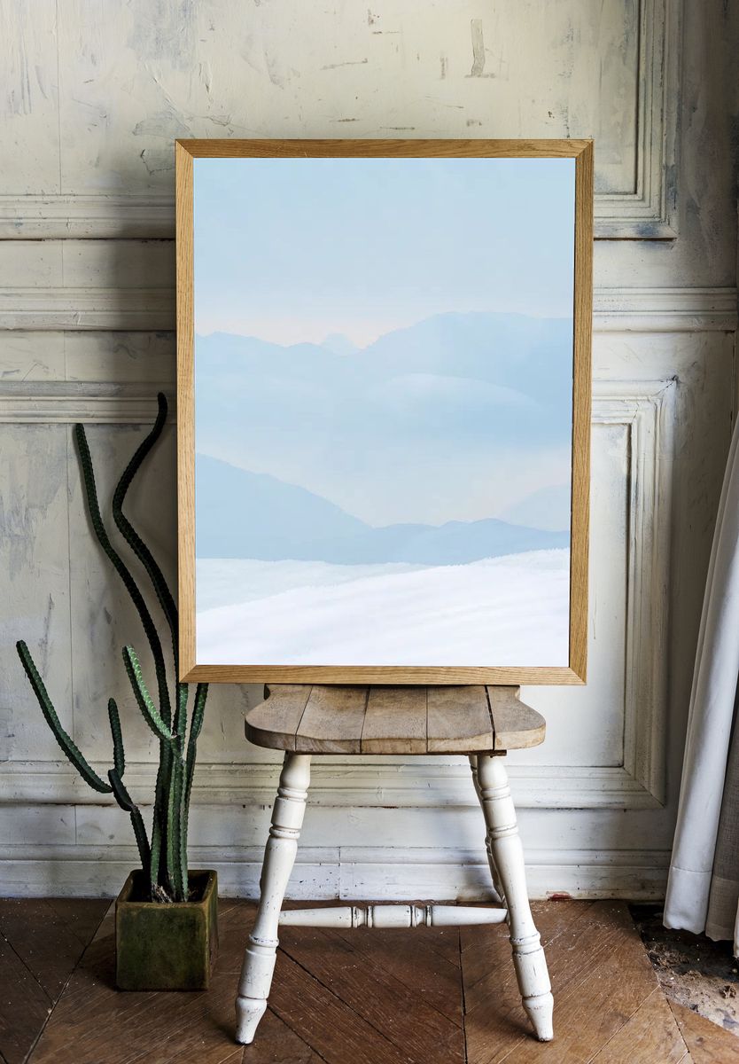 Aesthetic landscape phone wallpaper, pastel. — room view 1