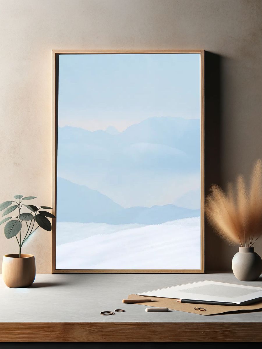 Aesthetic landscape phone wallpaper, pastel. — room view 2