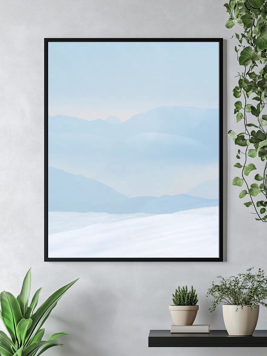 Aesthetic landscape phone wallpaper, pastel. — room view 4