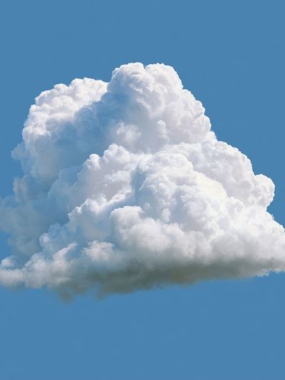 Cumulus Cloud Blue Sky Poster.