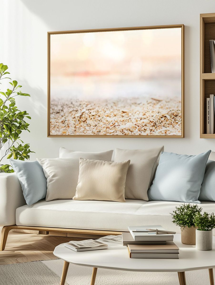 Summer beach background shot bokeh. — room view 2