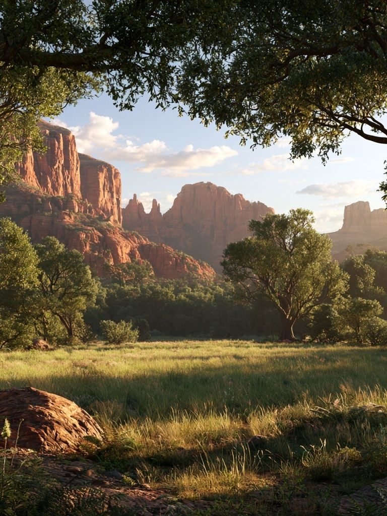 Red Rock Canyon Landscape Poster. poster — nature art