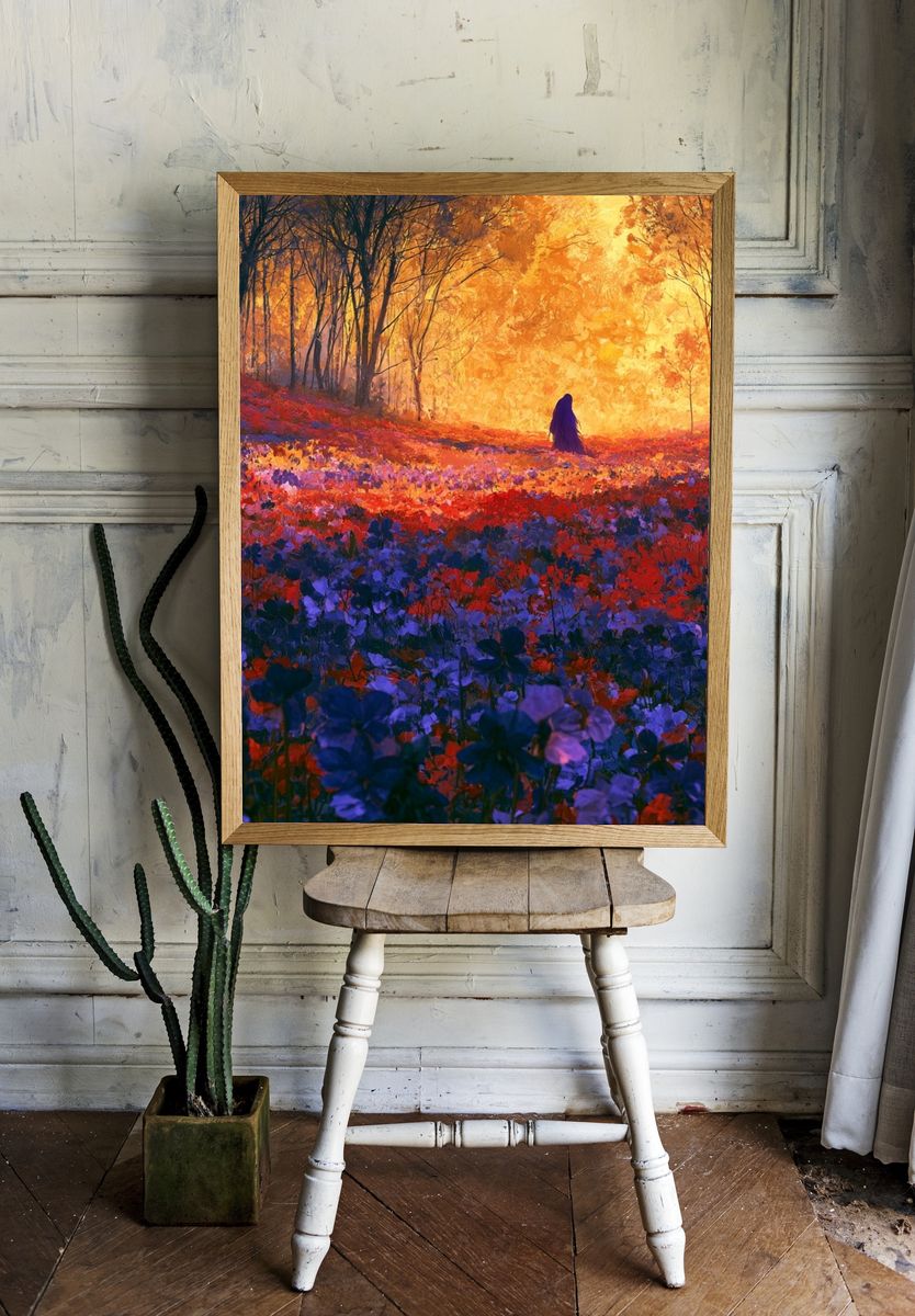 Enchanted Forest Glow Poster. — room view 1