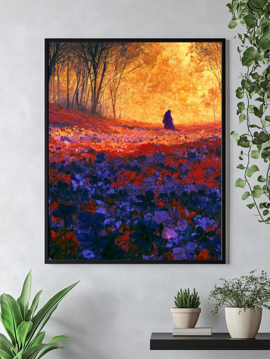 Enchanted Forest Glow Poster. — room view 4