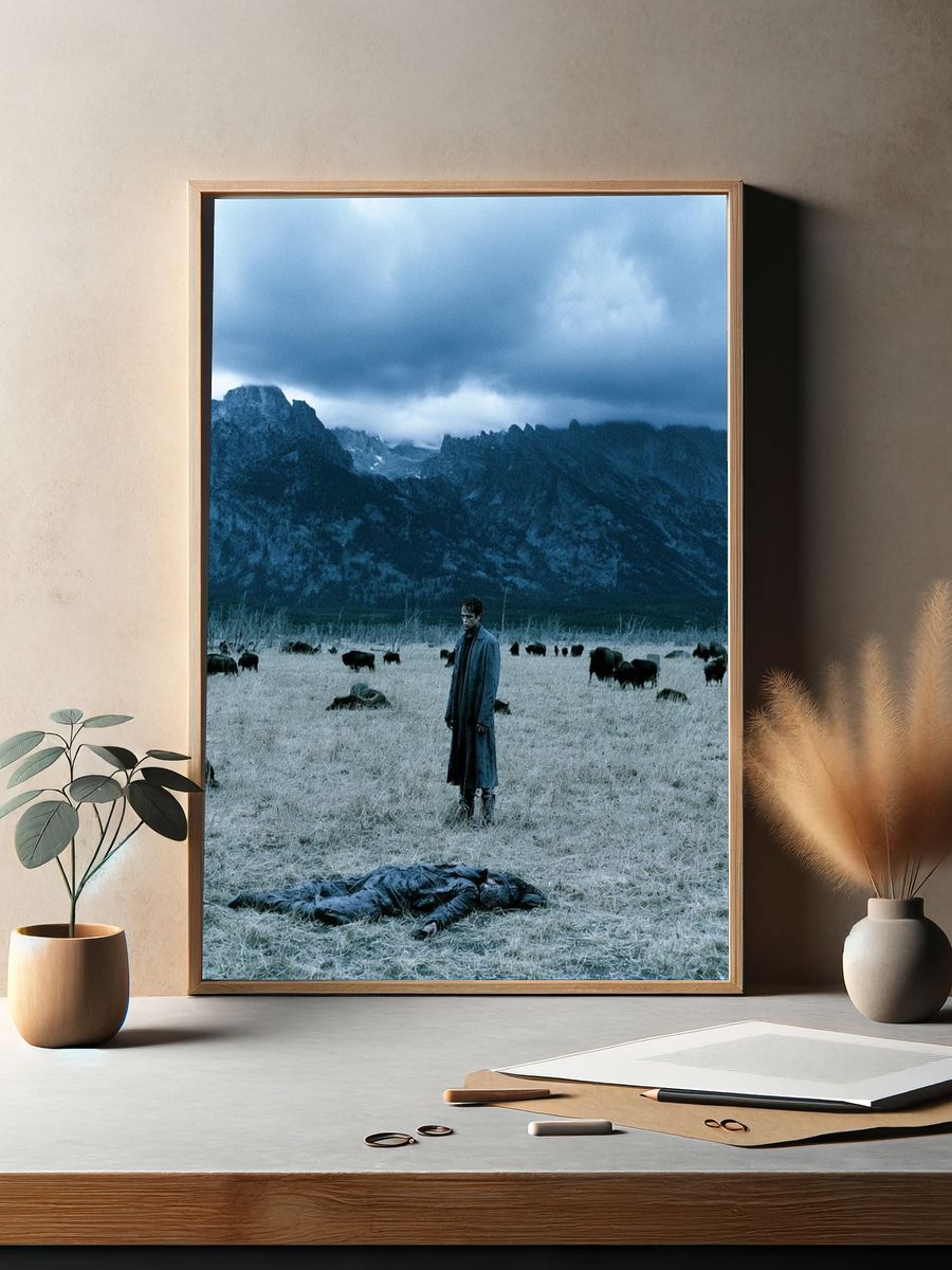 Misty Mountain Meadow Photography Print. — room view 2