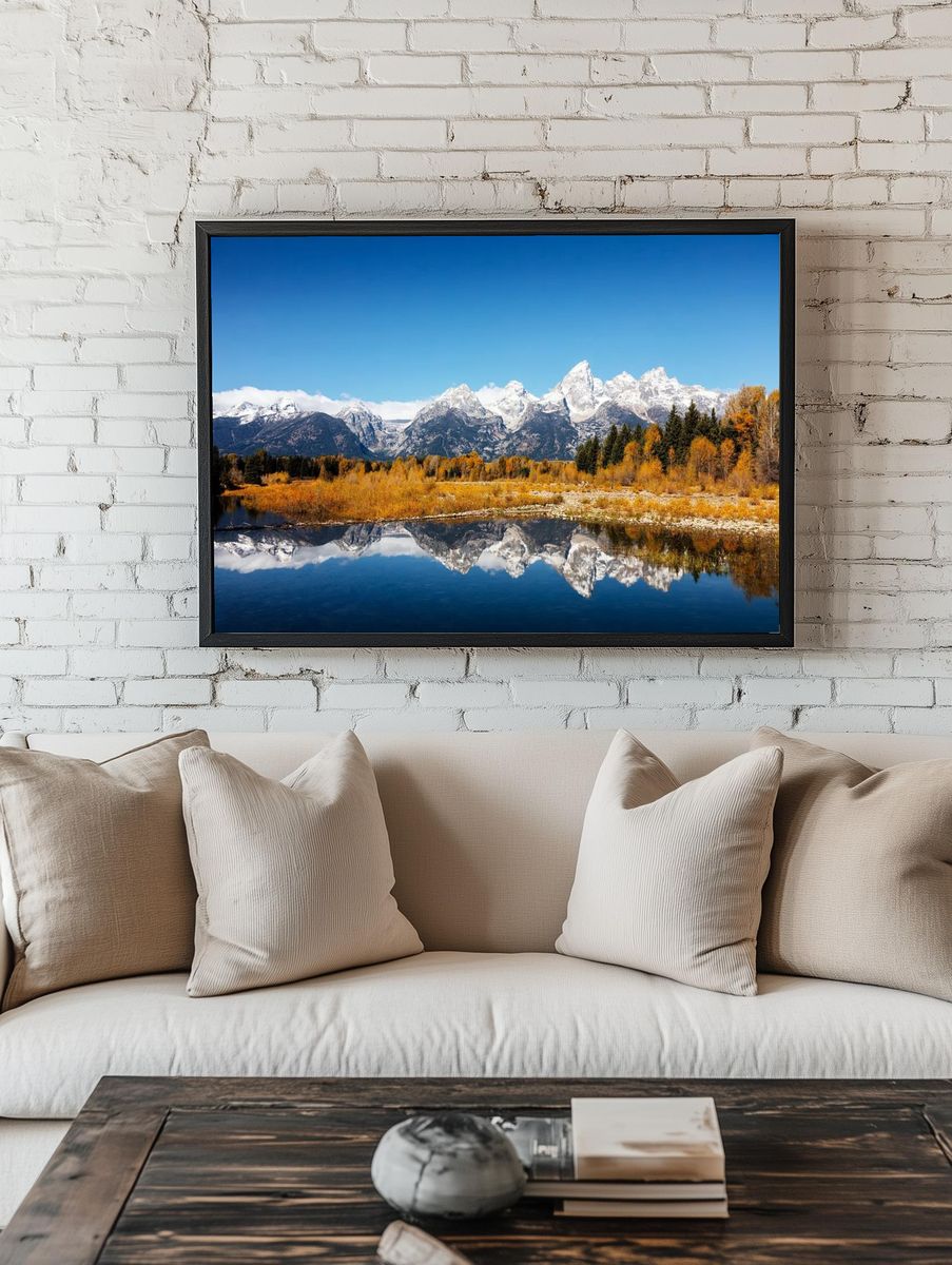 majestic peaks Teton Range reflect. room preview