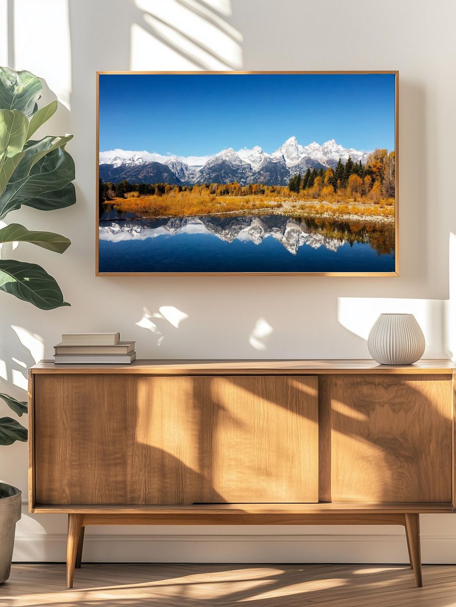 majestic peaks Teton Range reflect. — room view 3