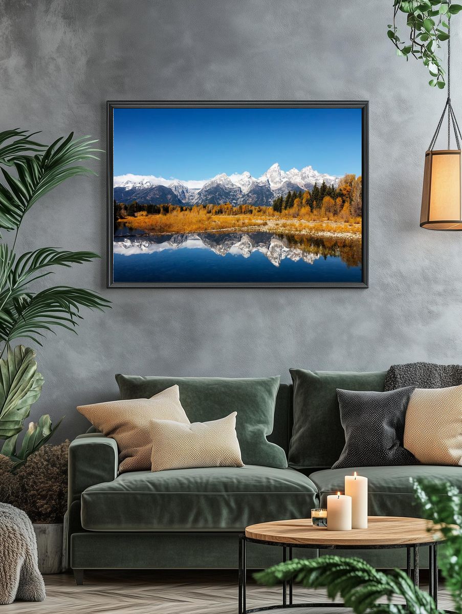 majestic peaks Teton Range reflect. — room view 4