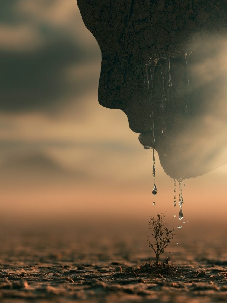 Desert Drop Photography Poster. poster — nature art