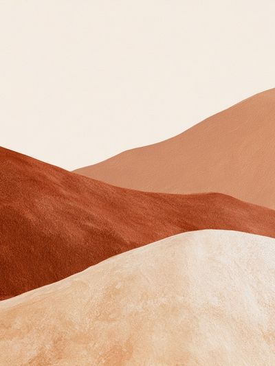 Desert Dunes Abstract Poster.