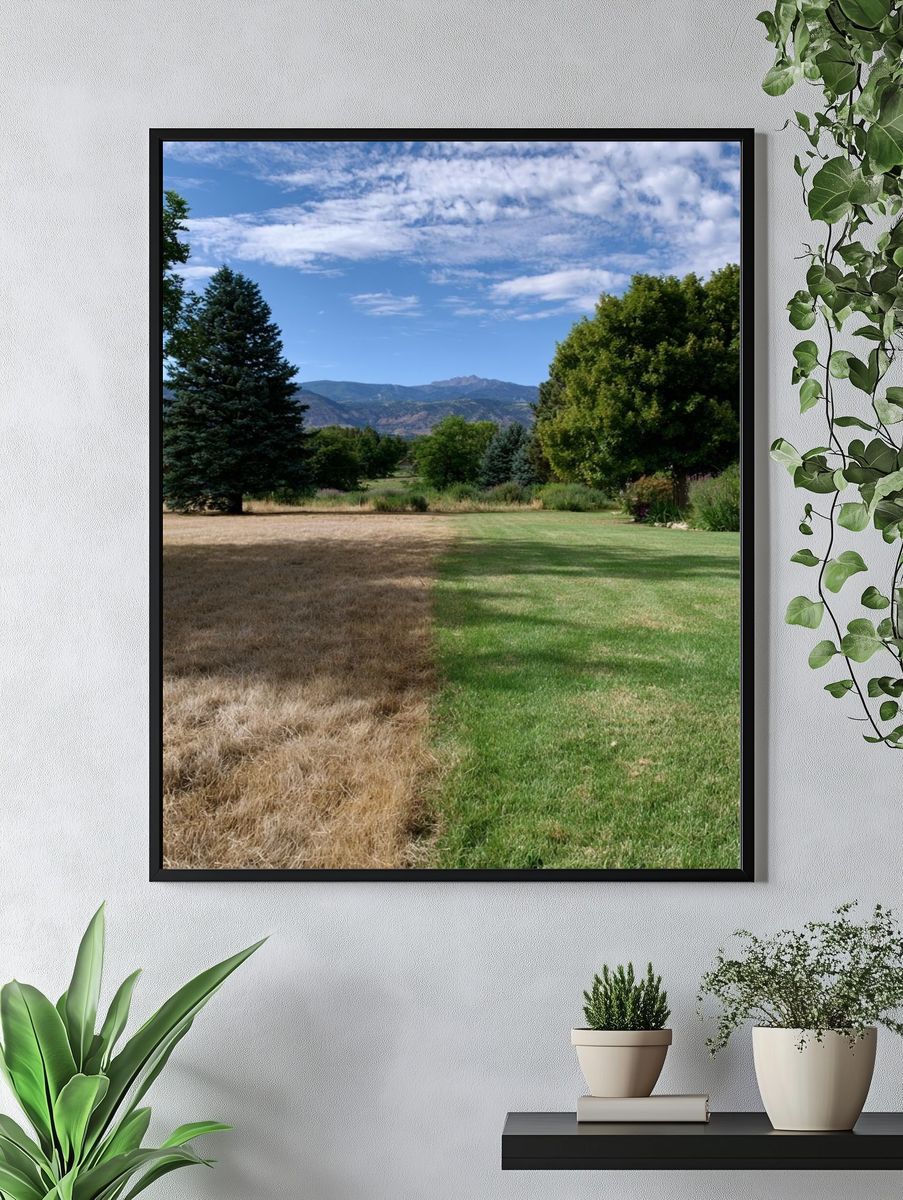 Mountain Meadow Landscape Poster. — room view 4