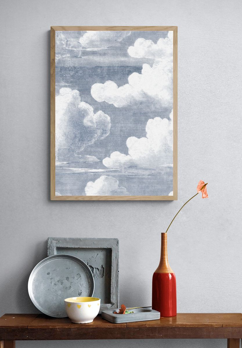 Cloudscape Texture Poster. — room view 3