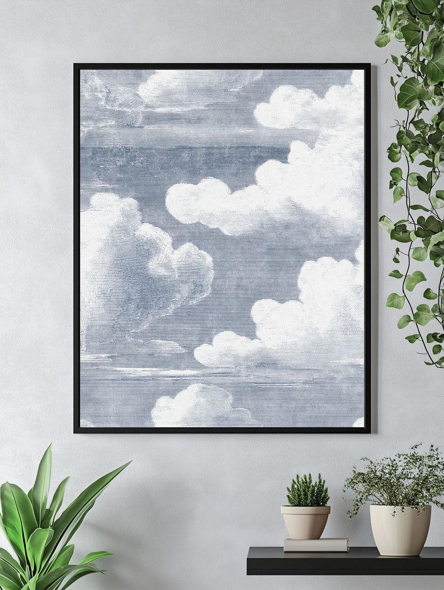 Cloudscape Texture Poster. — room view 4