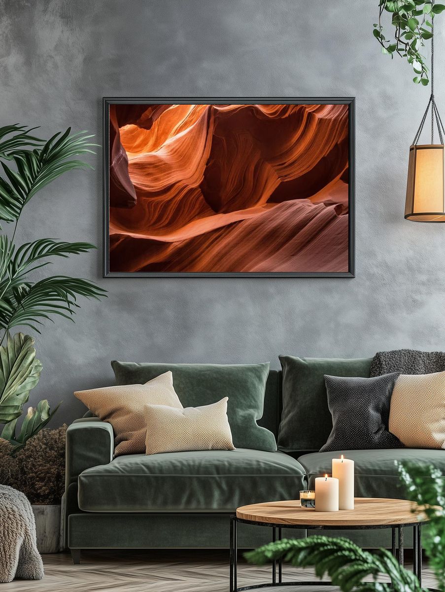 Desktop wallpaper Antelope Canyon background. — room view 4