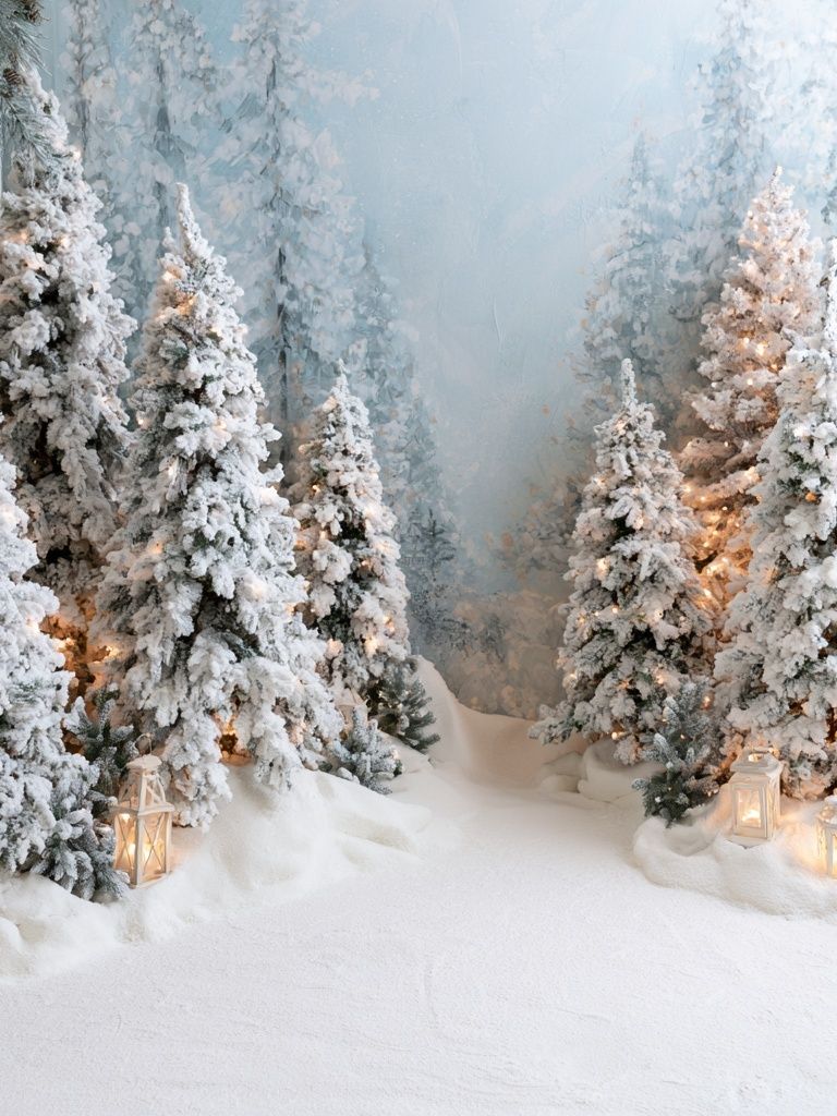 Snowy Winter Forest Poster. poster — nature art