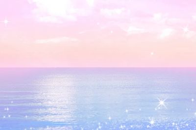 Pastel beach desktop wallpaper, aesthetic