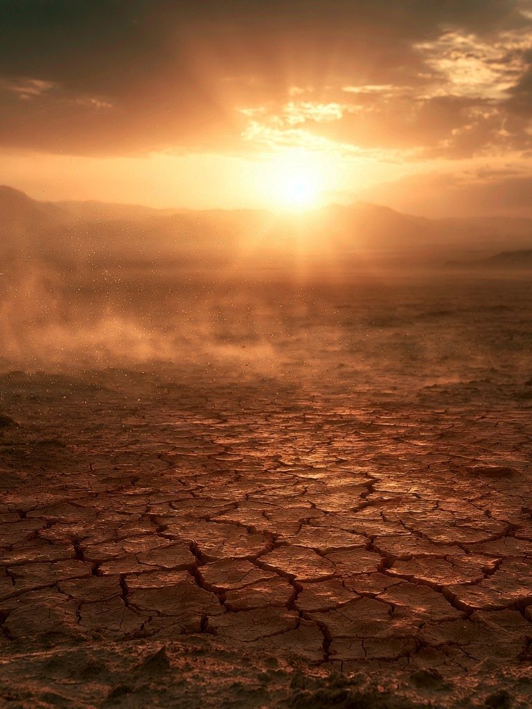 Desert Sunrise Landscape Print. poster detail