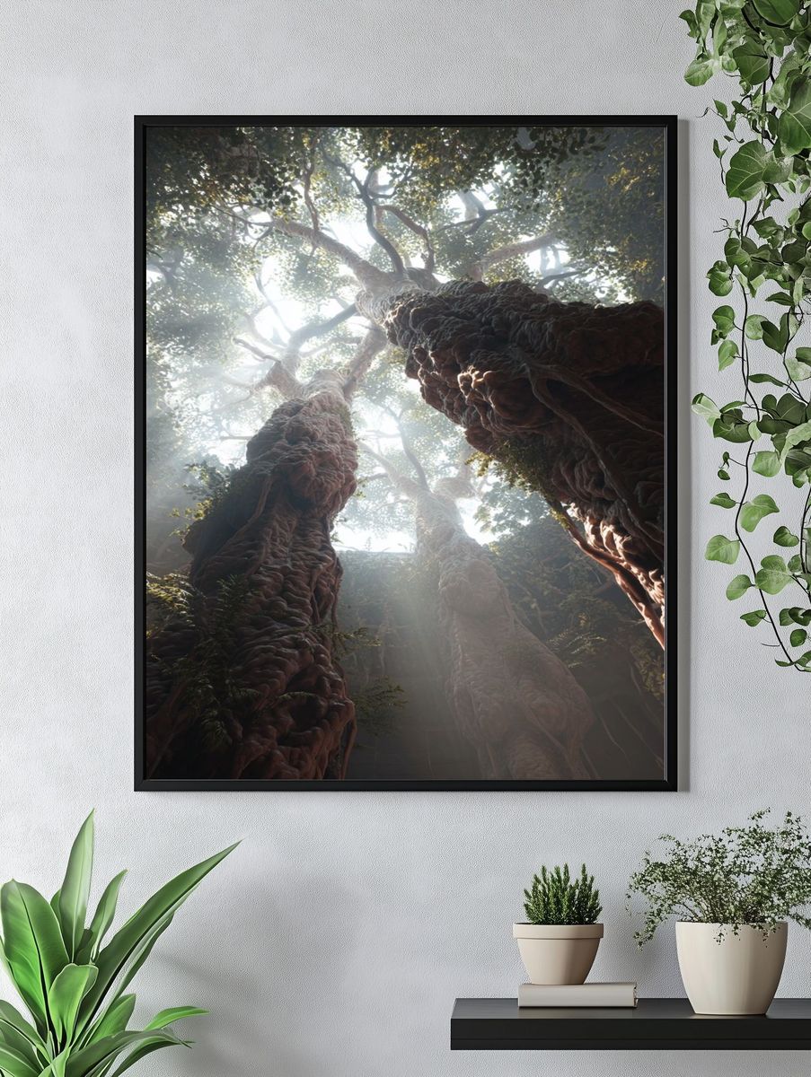 Ancient Forest Canopy Poster. — room view 4