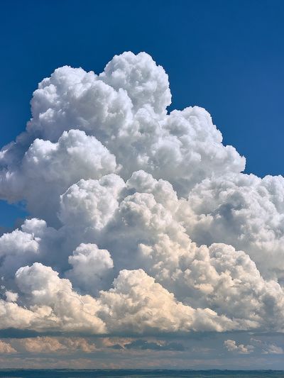 Towering Cloudscape Nature Poster.