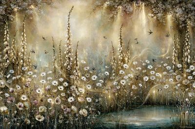 Enchanted Wildflower Meadow Print.