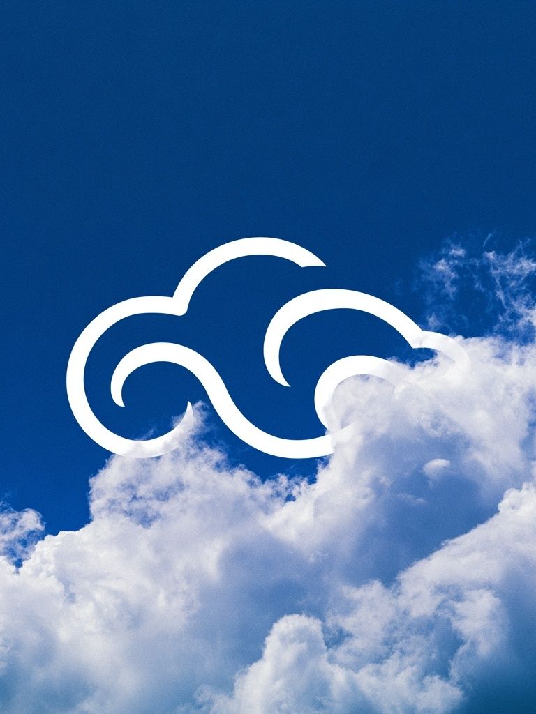 Blue Sky Cloud Poster. poster detail
