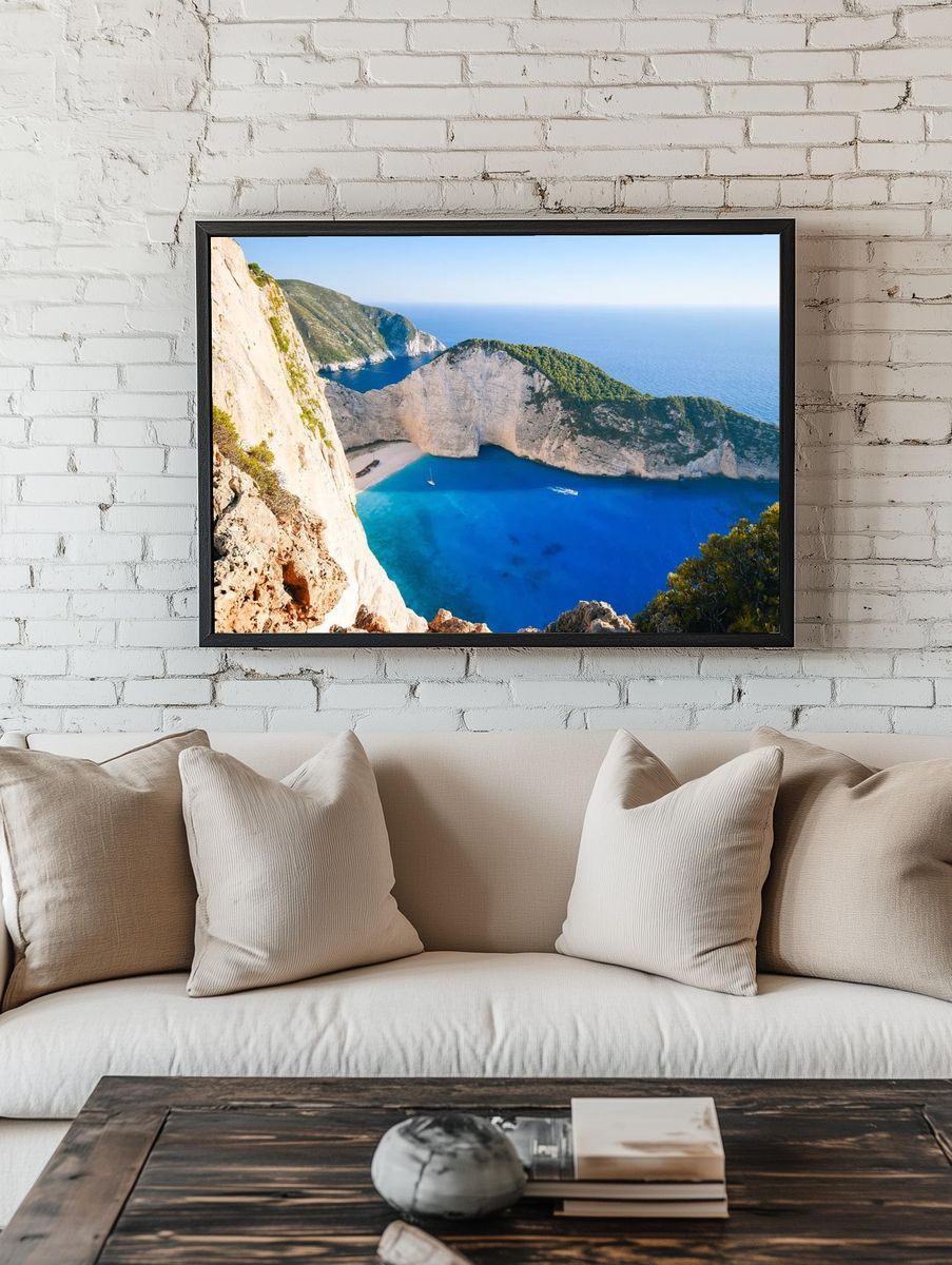 Navagio Beach — Nature Print. — room view 1