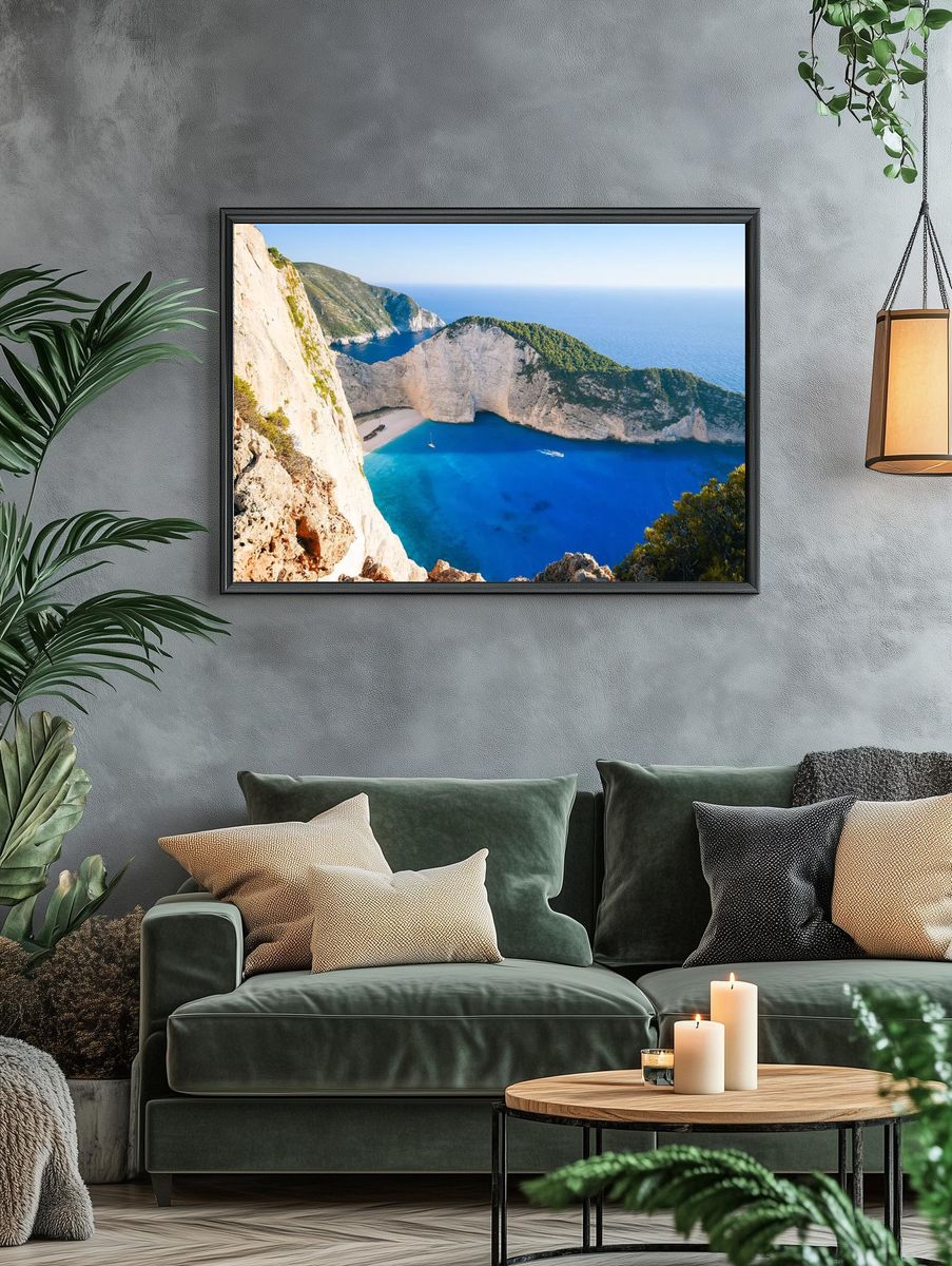 Navagio Beach — Nature Print. — room view 4