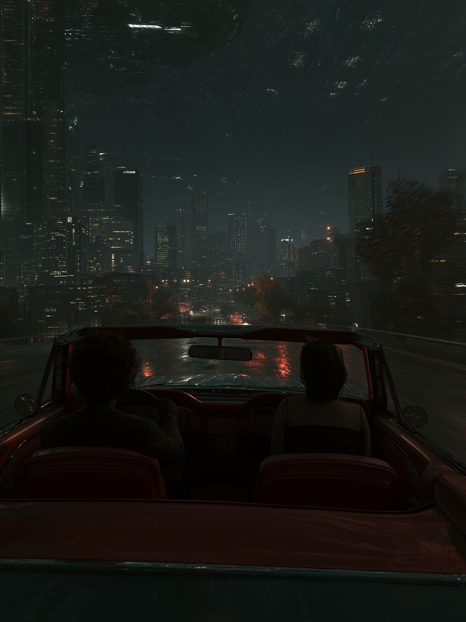 Night City Drive — Photography Print. poster detail