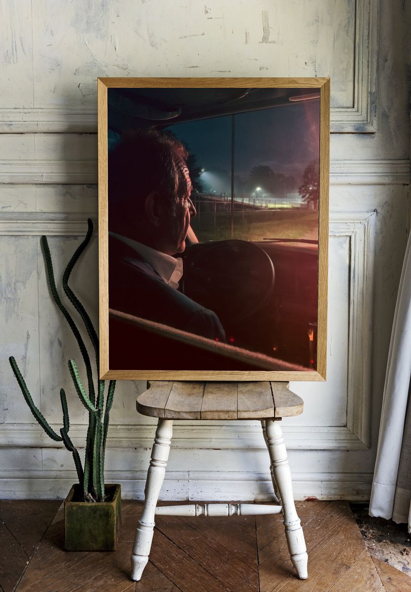 Night Drive Portrait Poster. room preview