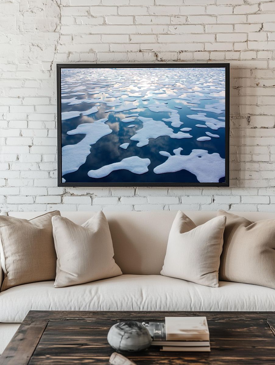 Melting Ice Caps — Nature Photography Print room preview