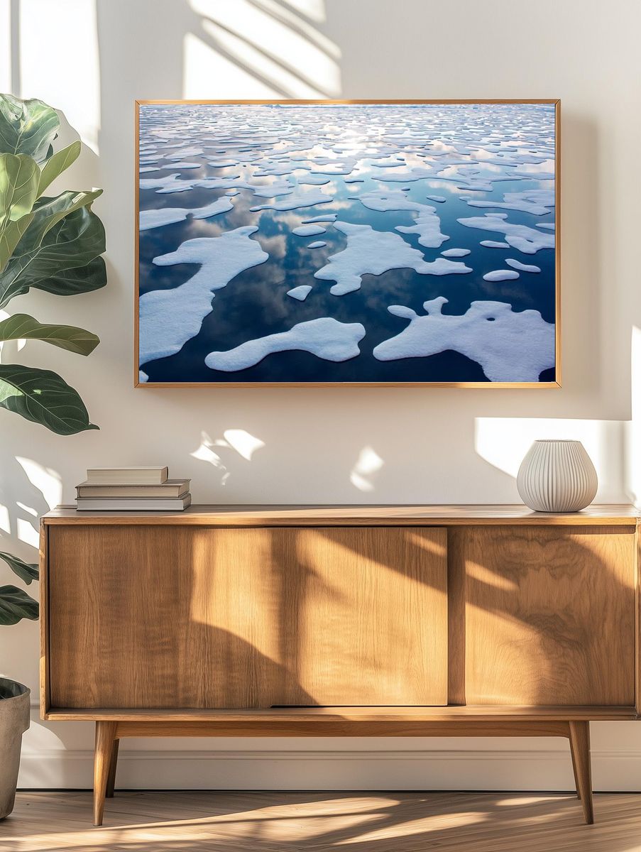 Melting Ice Caps — Nature Photography Print. — room view 3