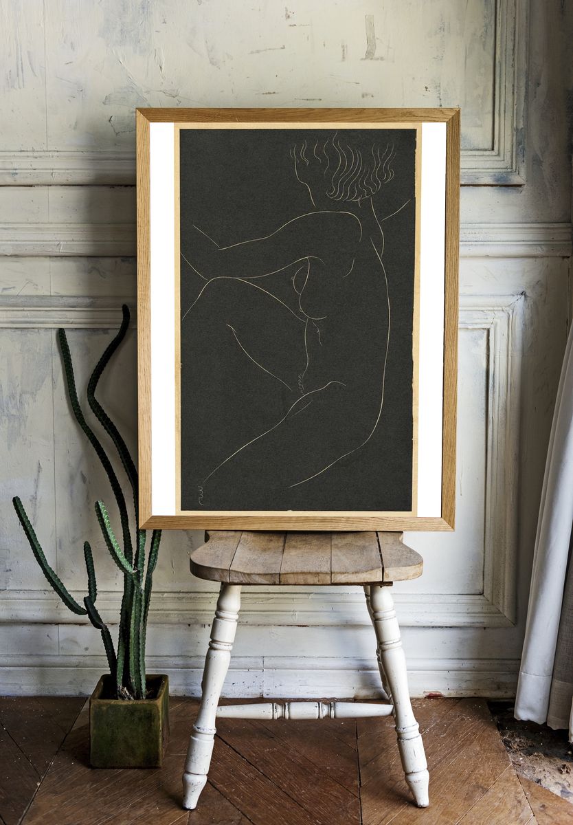 Female nude, seated. (1937) Eric. — room view 1