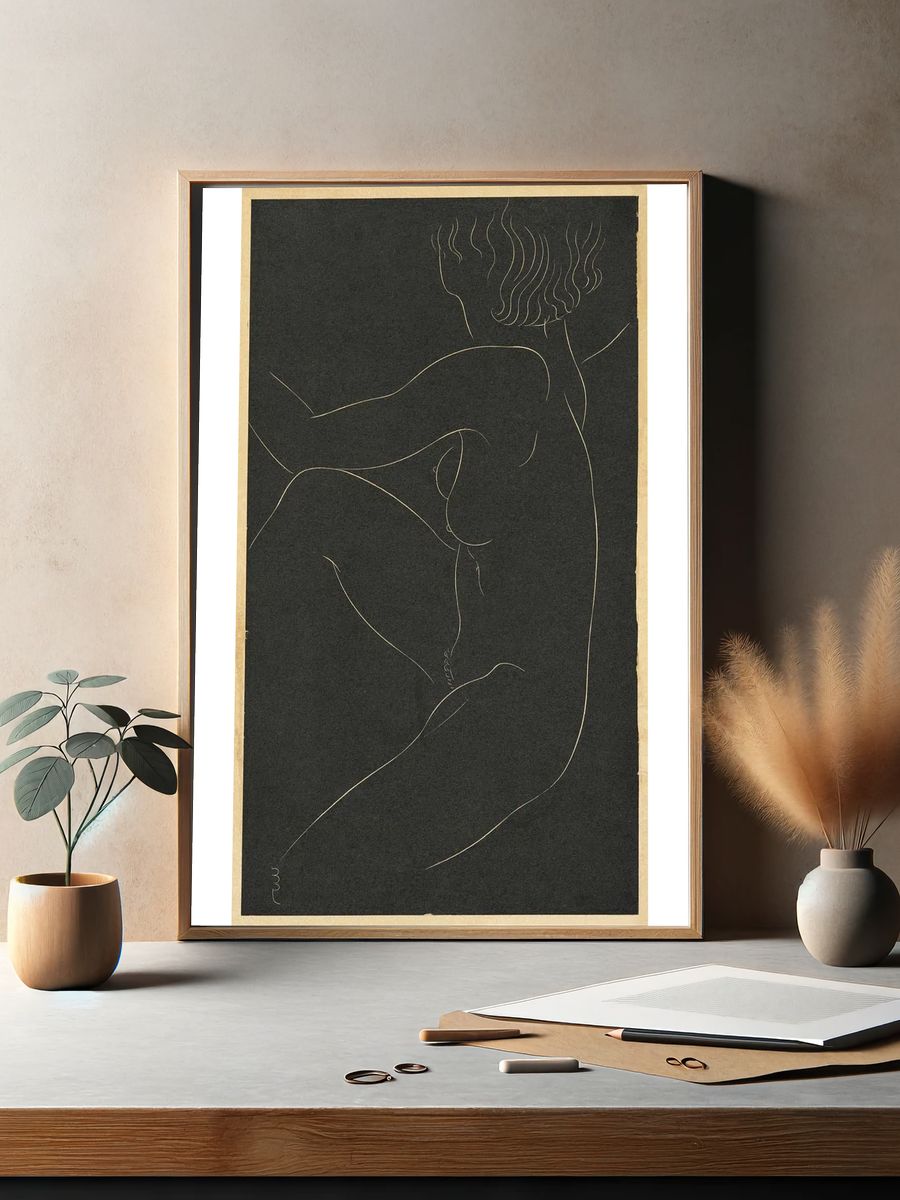 Female nude, seated. (1937) Eric. — room view 2