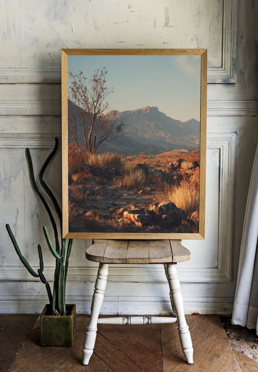 Autumn Landscape Poster. — room view 1