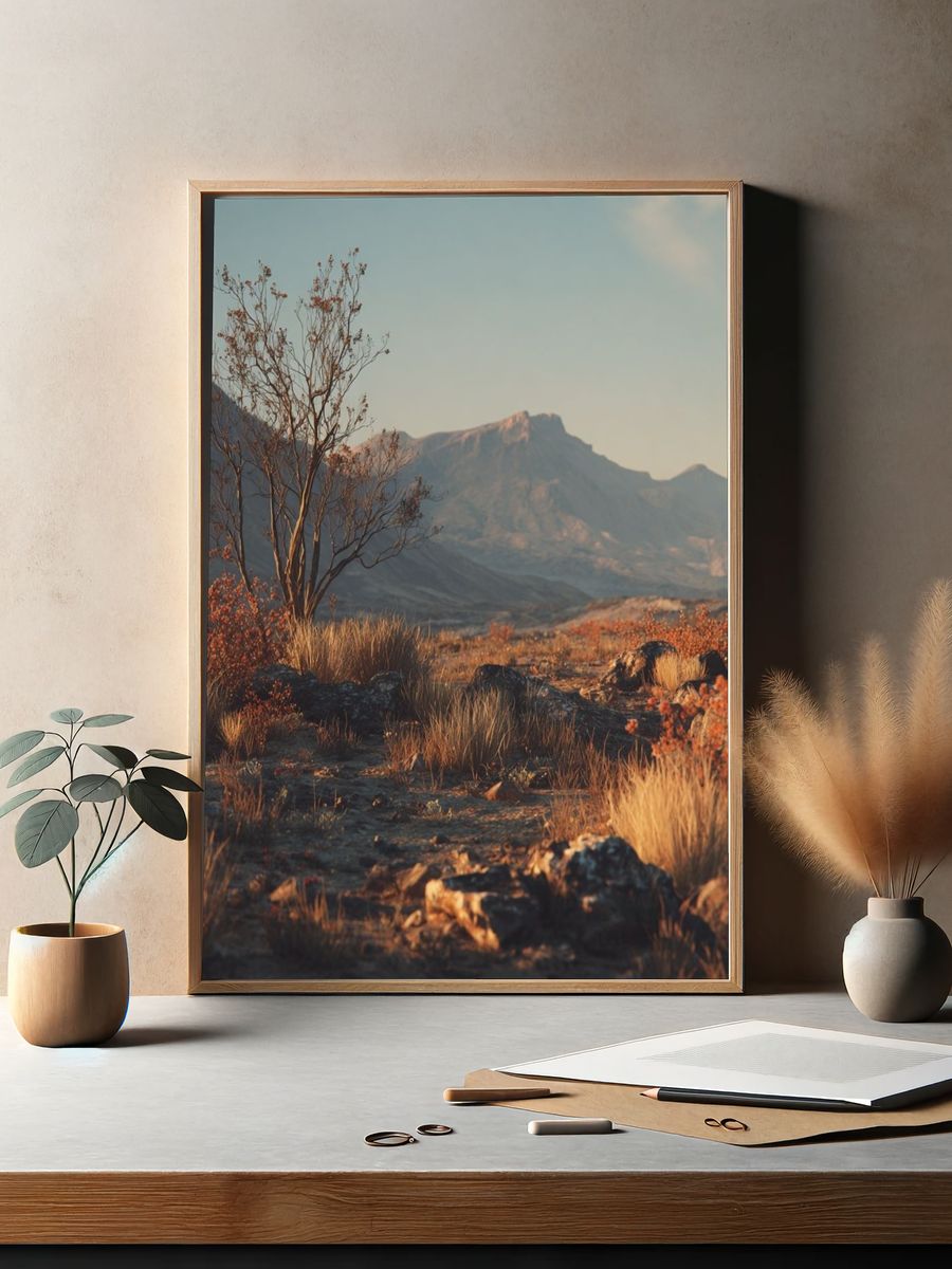 Autumn Landscape Poster. — room view 2