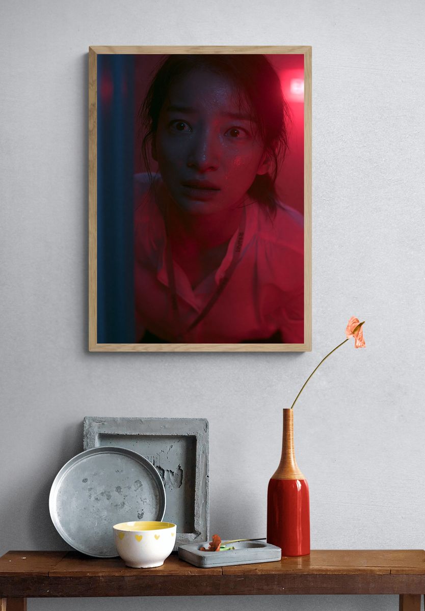 Neon Portrait Photography Poster. — room view 3