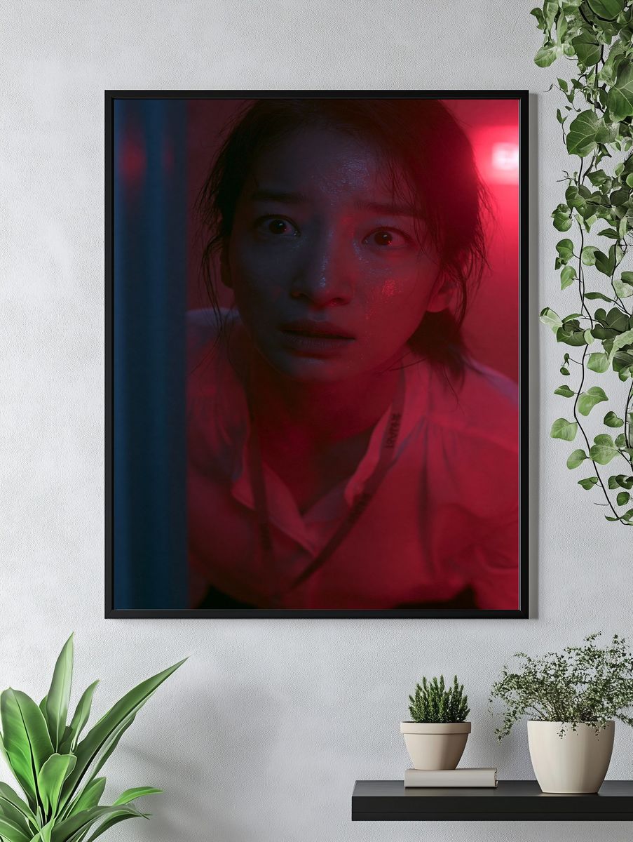 Neon Portrait Photography Poster. — room view 4