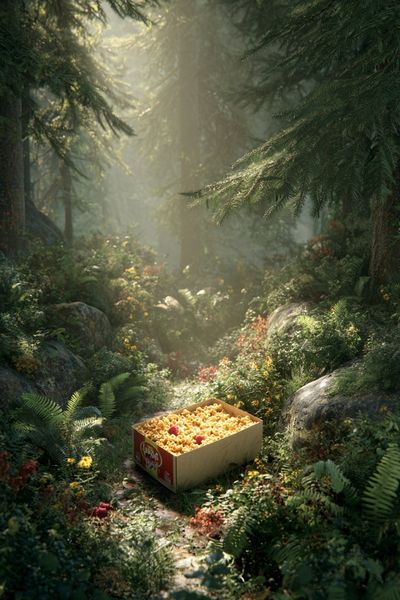 Forest Snack Box — Nature Print