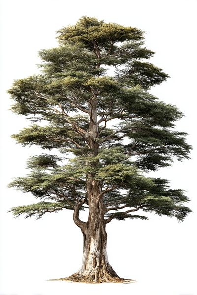 Majestic Cedar Tree — Nature Print