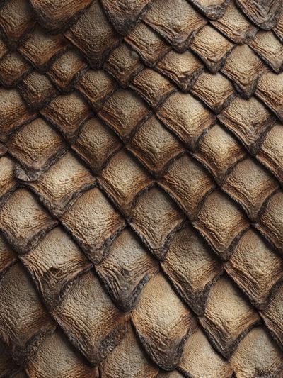 Textured Scales — Nature Print.