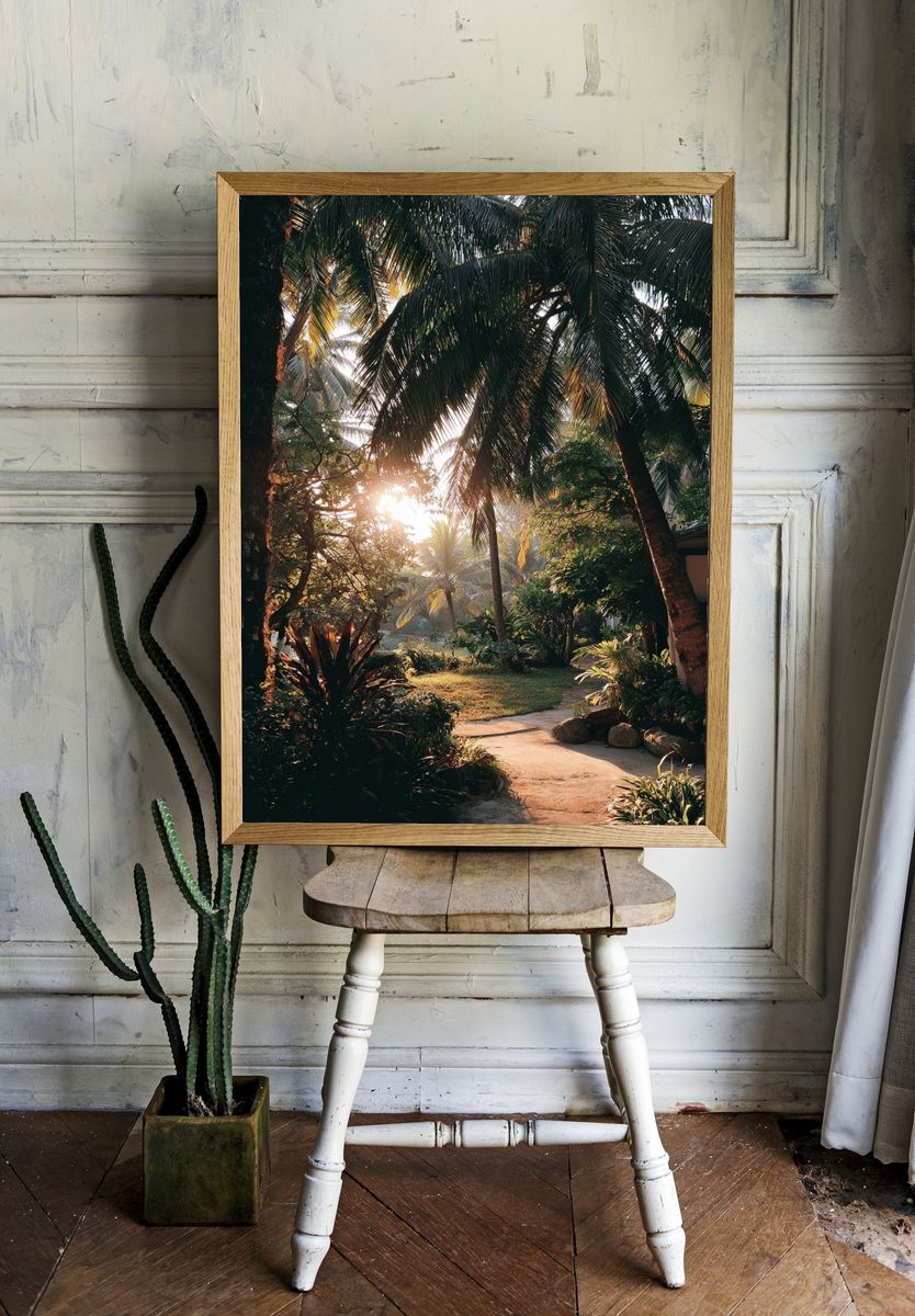 Tropical Paradise — Nature Poster. room preview