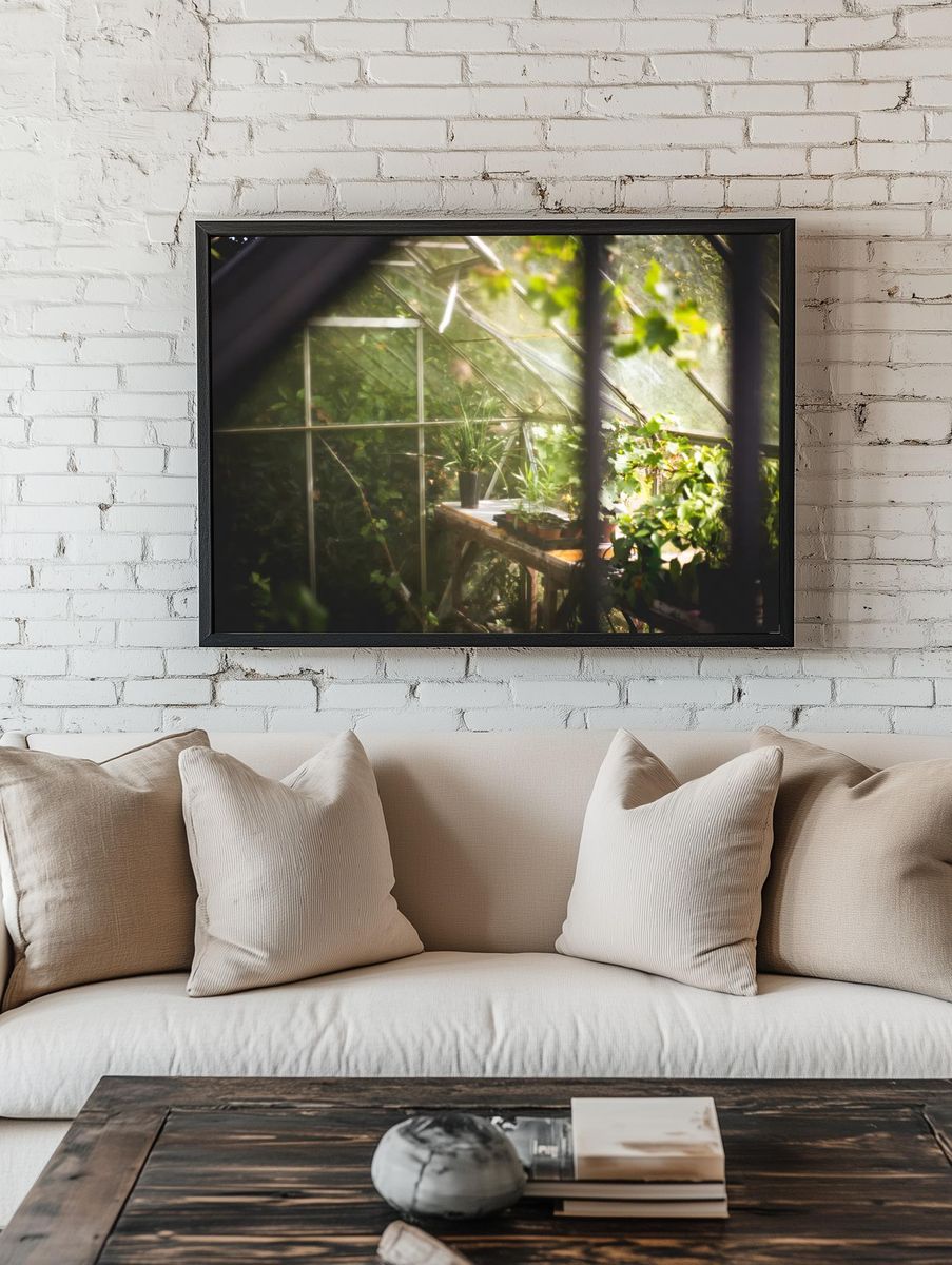 Greenhouse Interior — Nature Print. room preview