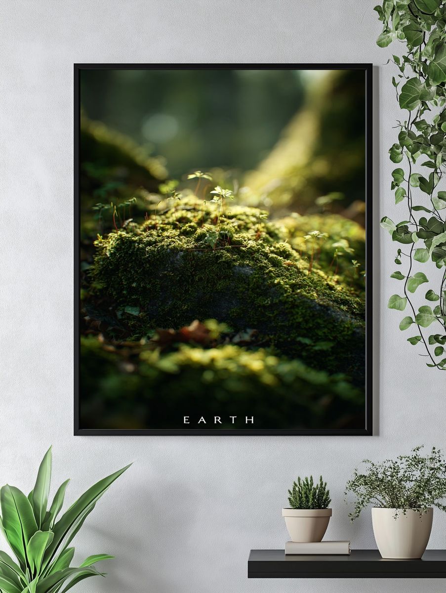 Earth — Nature Photography Poster. — room view 4