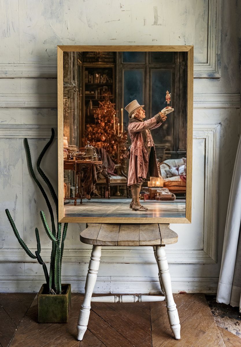 Nutcracker Stage Scene Photography Poster. room preview