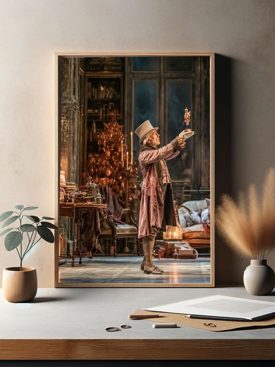Nutcracker Stage Scene Photography Poster. — room view 2