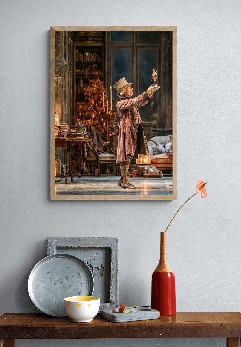 Nutcracker Stage Scene Photography Poster. — room view 3