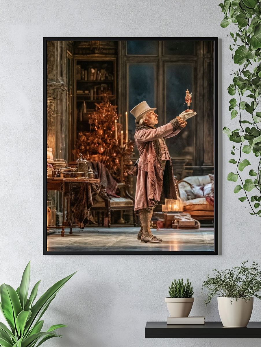 Nutcracker Stage Scene Photography Poster. — room view 4
