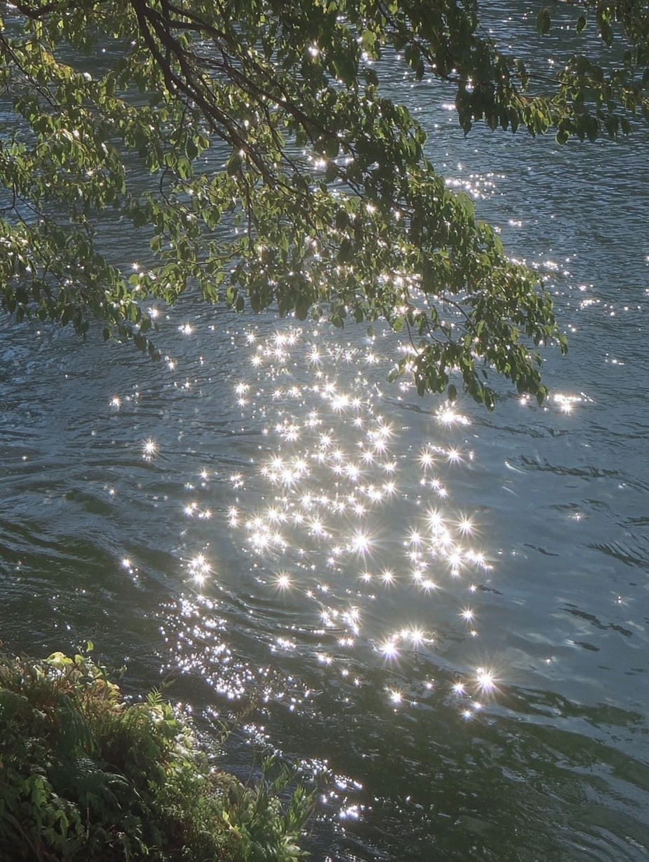 Sparkling Water Reflection — Nature Poster. poster detail